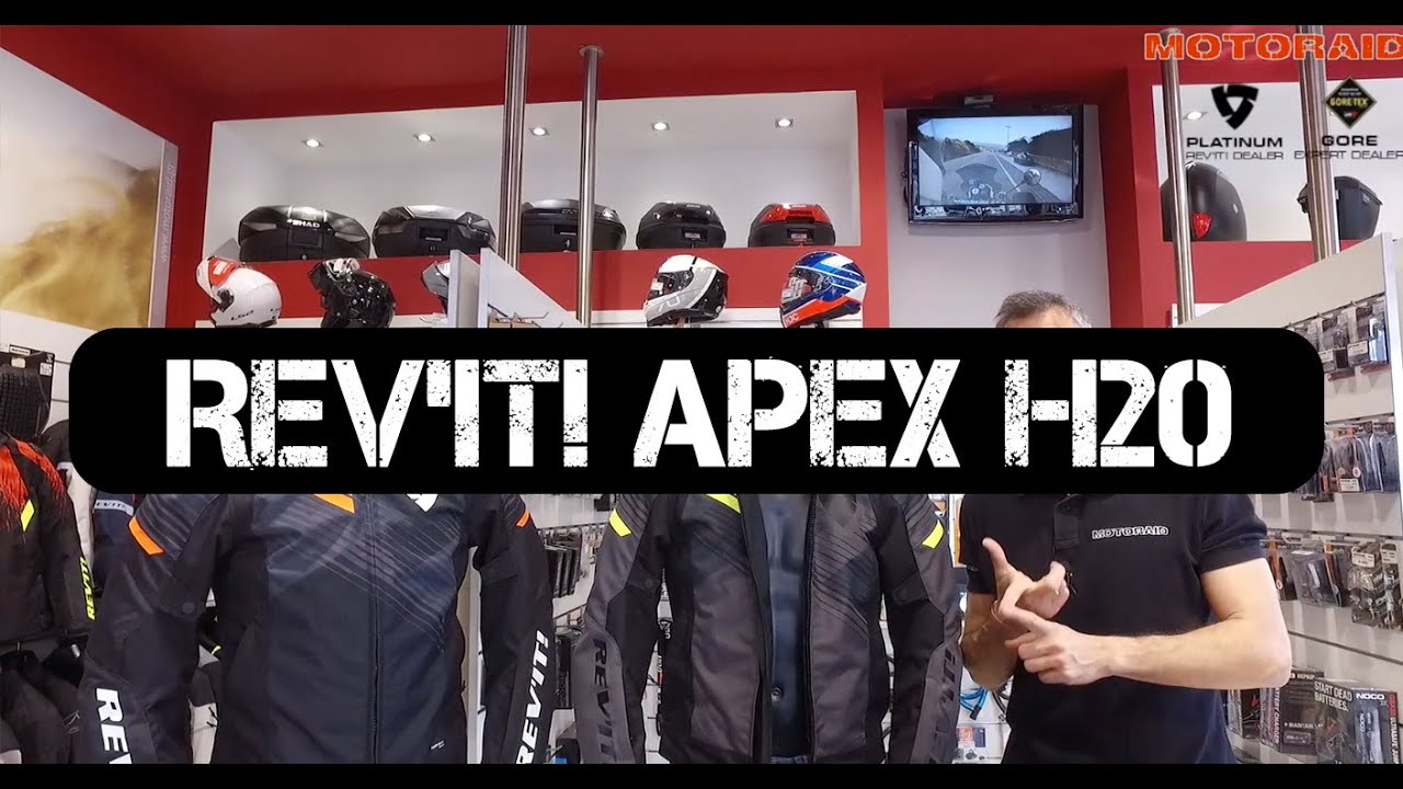 REV'IT! Apex H20 review by MotoRAID (Greek)