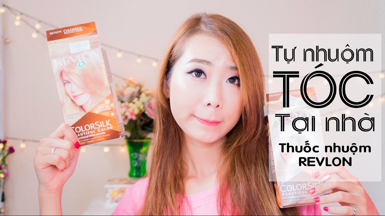 Tự nhuộm tóc tại nhà, lần đầu thử thuốc nhuộm Revlon | From Sue