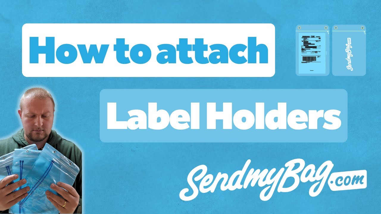 How to Attach Send My Bag® Label Holders
