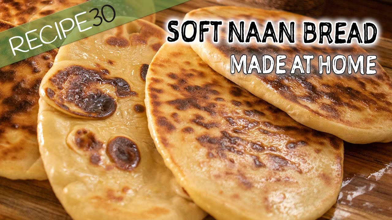 Your house will smell like a bakery! Soft Buttery Naan bread Made at Home
