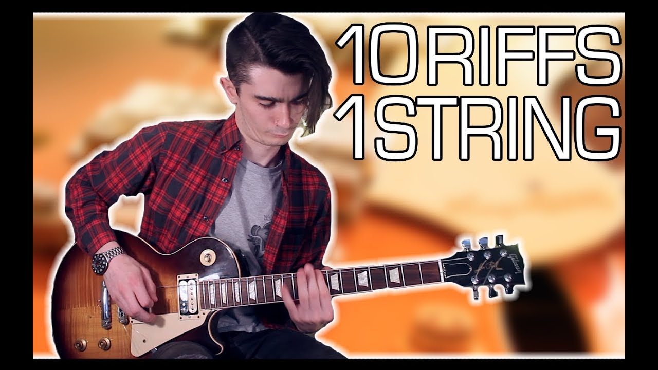 10 Riffs 1 String w/ Tabs