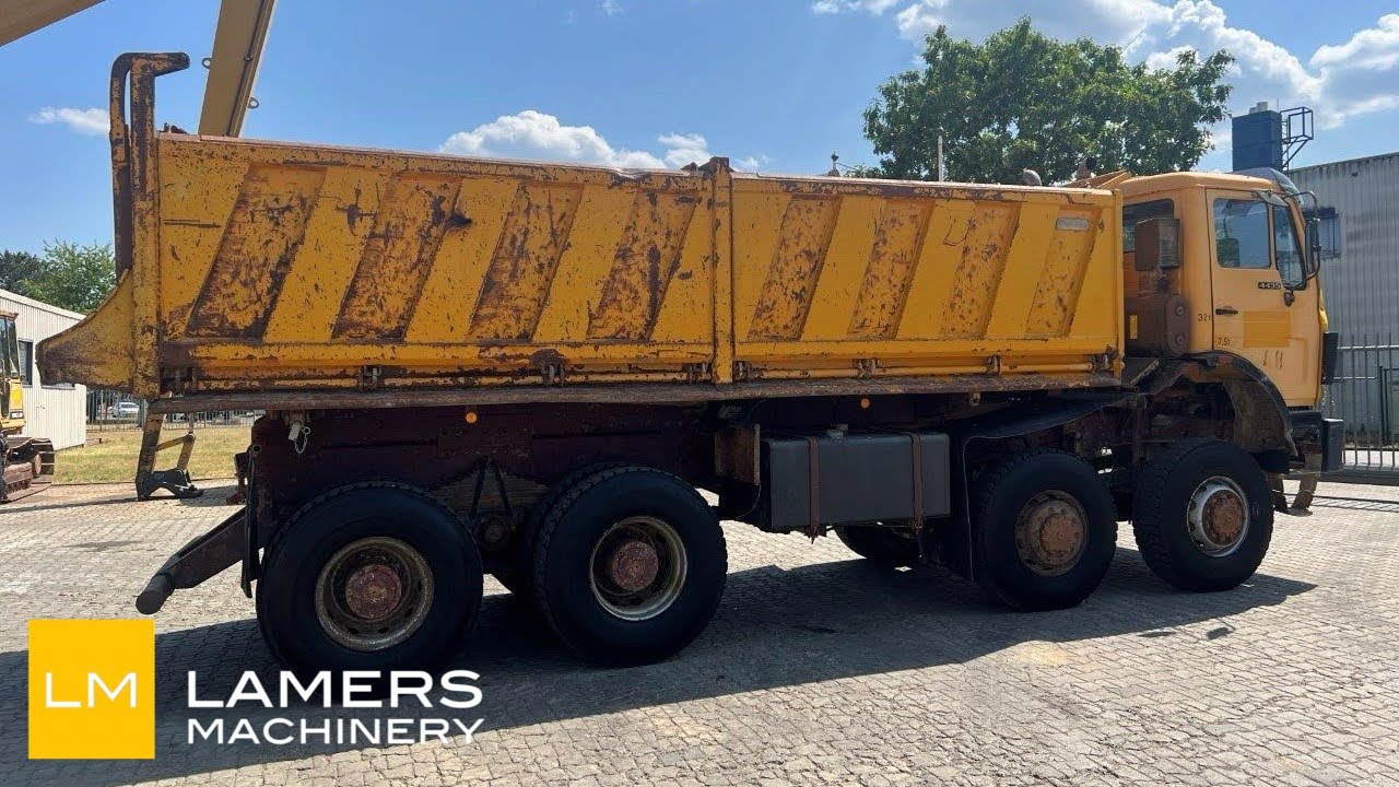 Mercedes Benz 4435 AK 8x8 Tipper truck for sale @ lamersmachinery.com