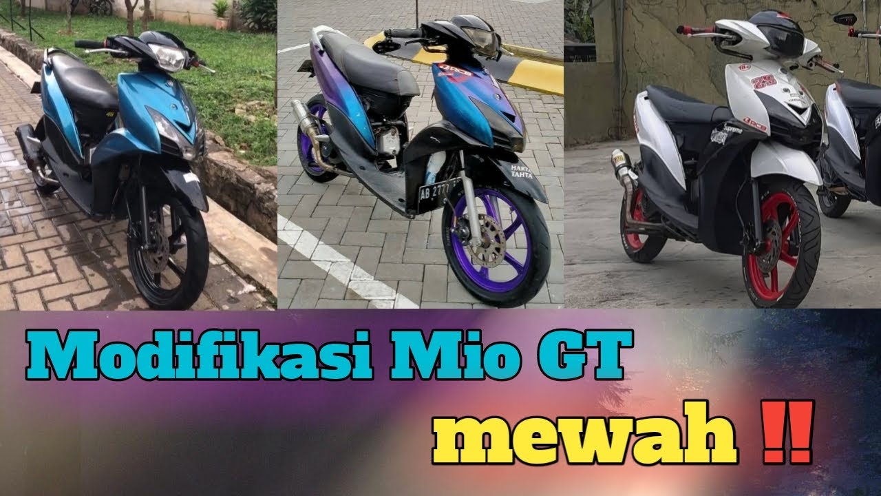 Modifikasi Mio GT Mewah Bikin Terpesona!!