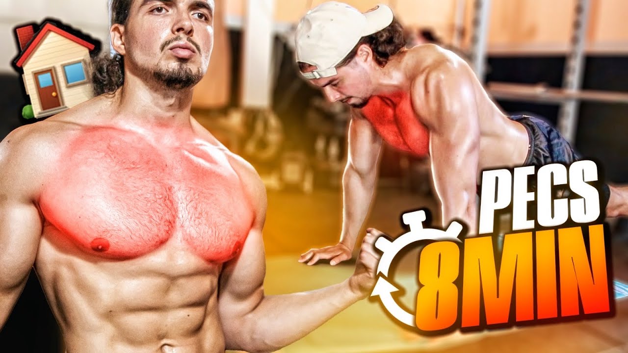 Pectoraux en 8 minutes (sans matériel)