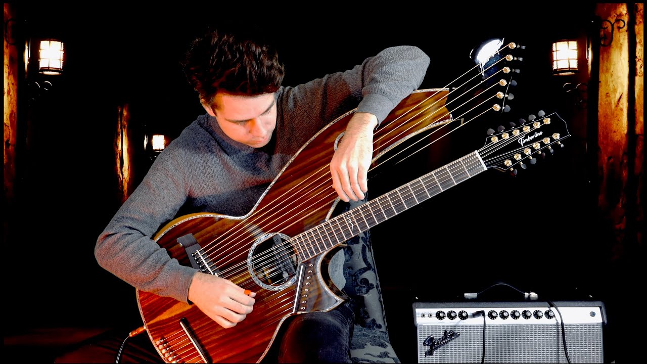 Carol of the Bells - 26 String Harp Guitar (Fingerstyle Version)