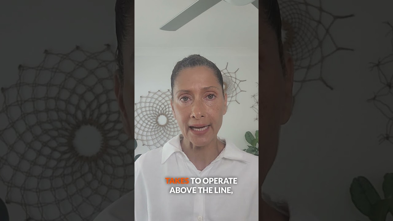 Above-the-Line Below-the-Line Thinking