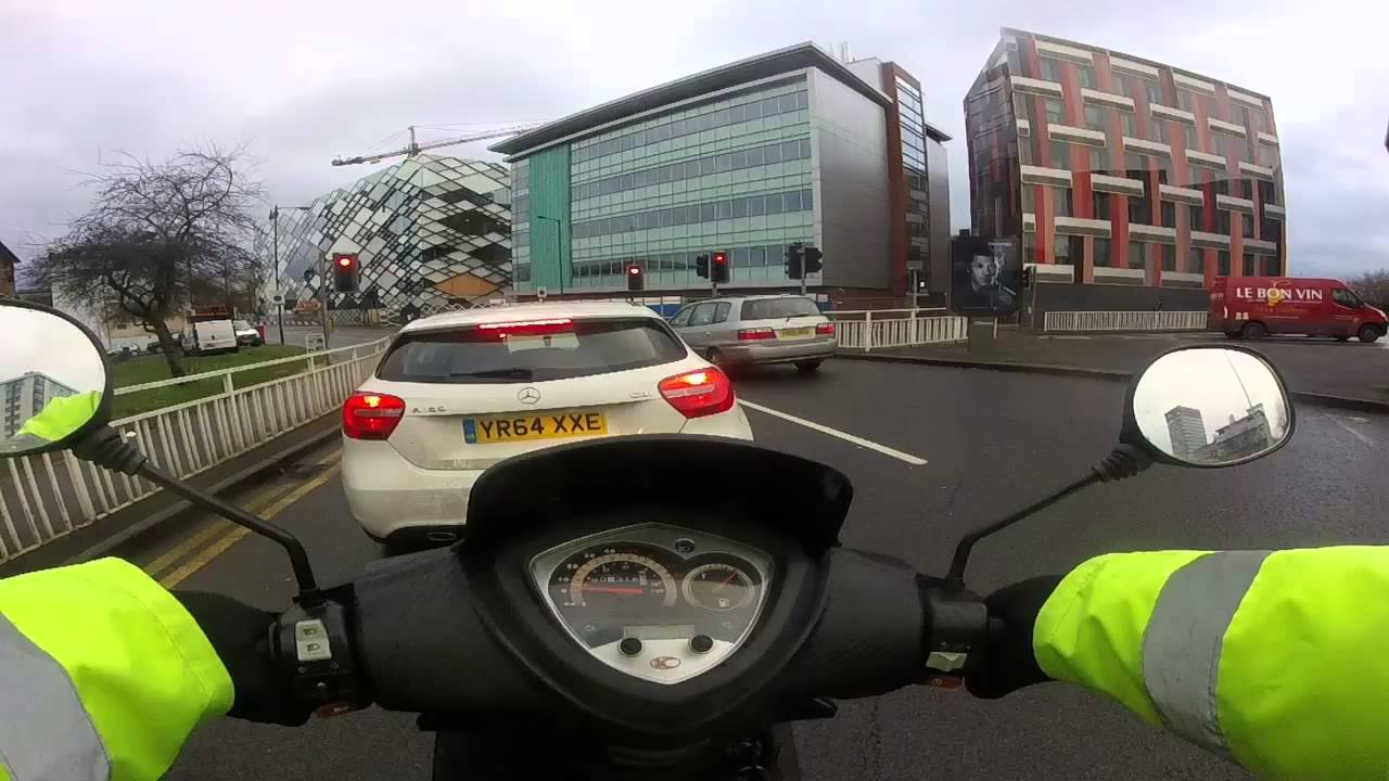 Kymco Agility City 50 - Ride into work 17th December 2014