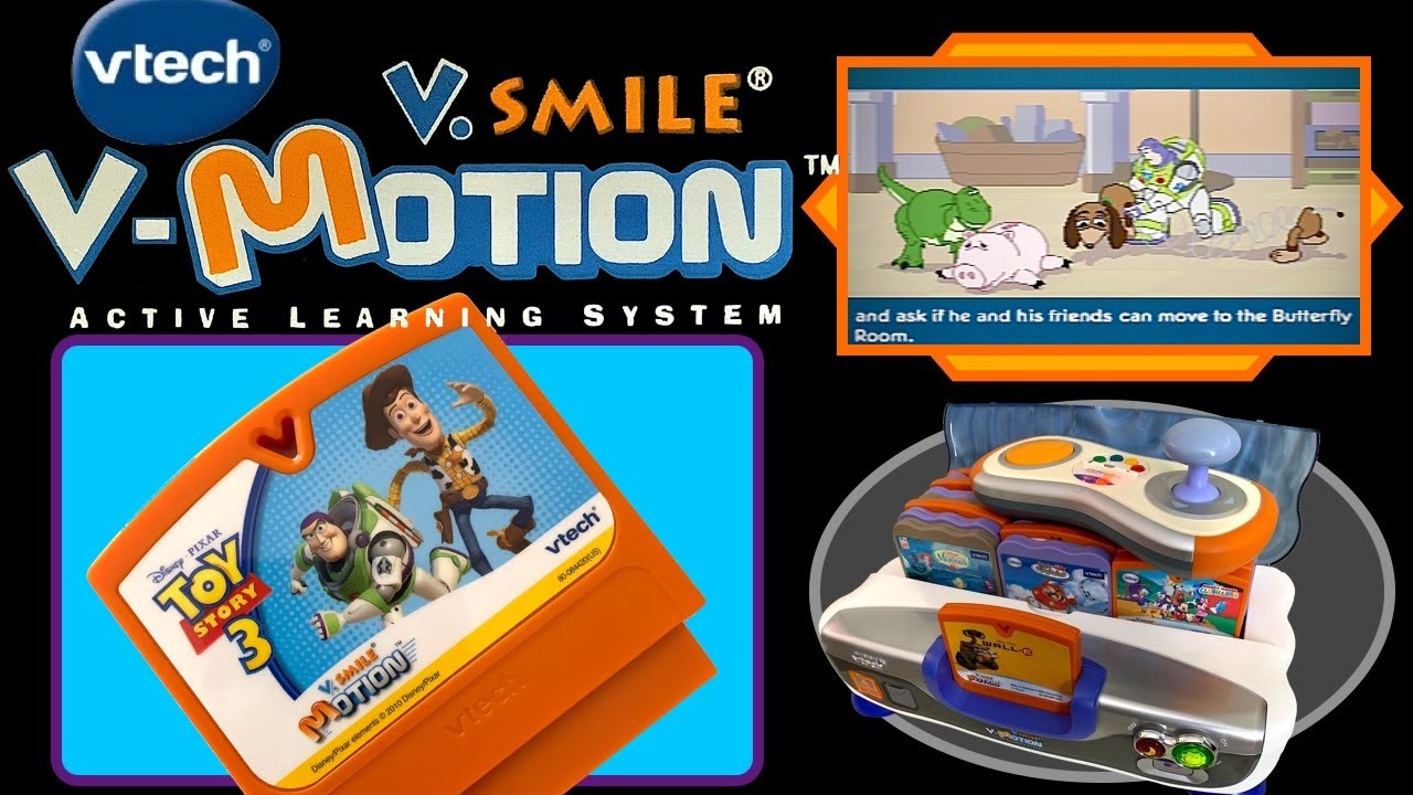 Disney Pixar Toy Story 3 on the VTech V.Smile a 2000s Edutainment Game Console