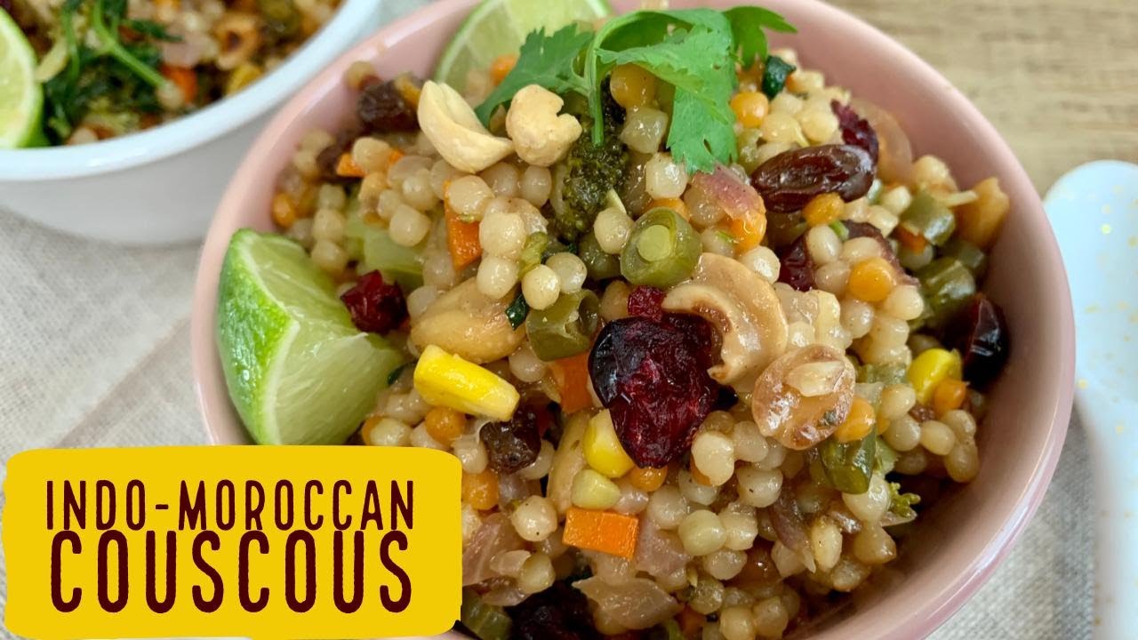 Indo-Moroccan Couscous Recipe | Quick & Easy Breakfast Recipe | Yum Veg Cooking