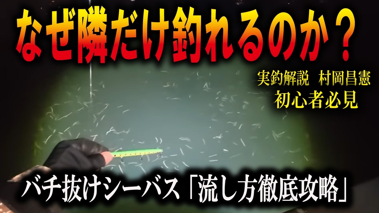 【初心者必見】バチ抜けシーバスは「流し方」が9割！基本のドリフトを徹底解説 マサッチ釣りチャンネル切り抜き
