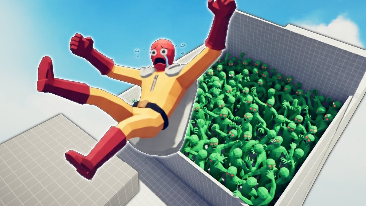 КТО МОЖЕТ ВЫЖИТЬ, ПАДАЯ В ЯМУ С ЗОМБИ | TABS - Totally Accurate Battle Simulator