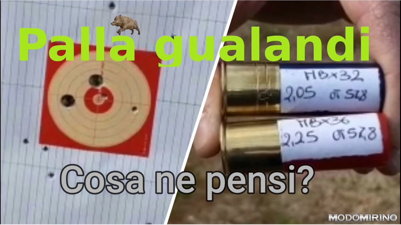 Prove caricamento palla gualandi 32g 🐗🐗 MBx32 vs MBx36