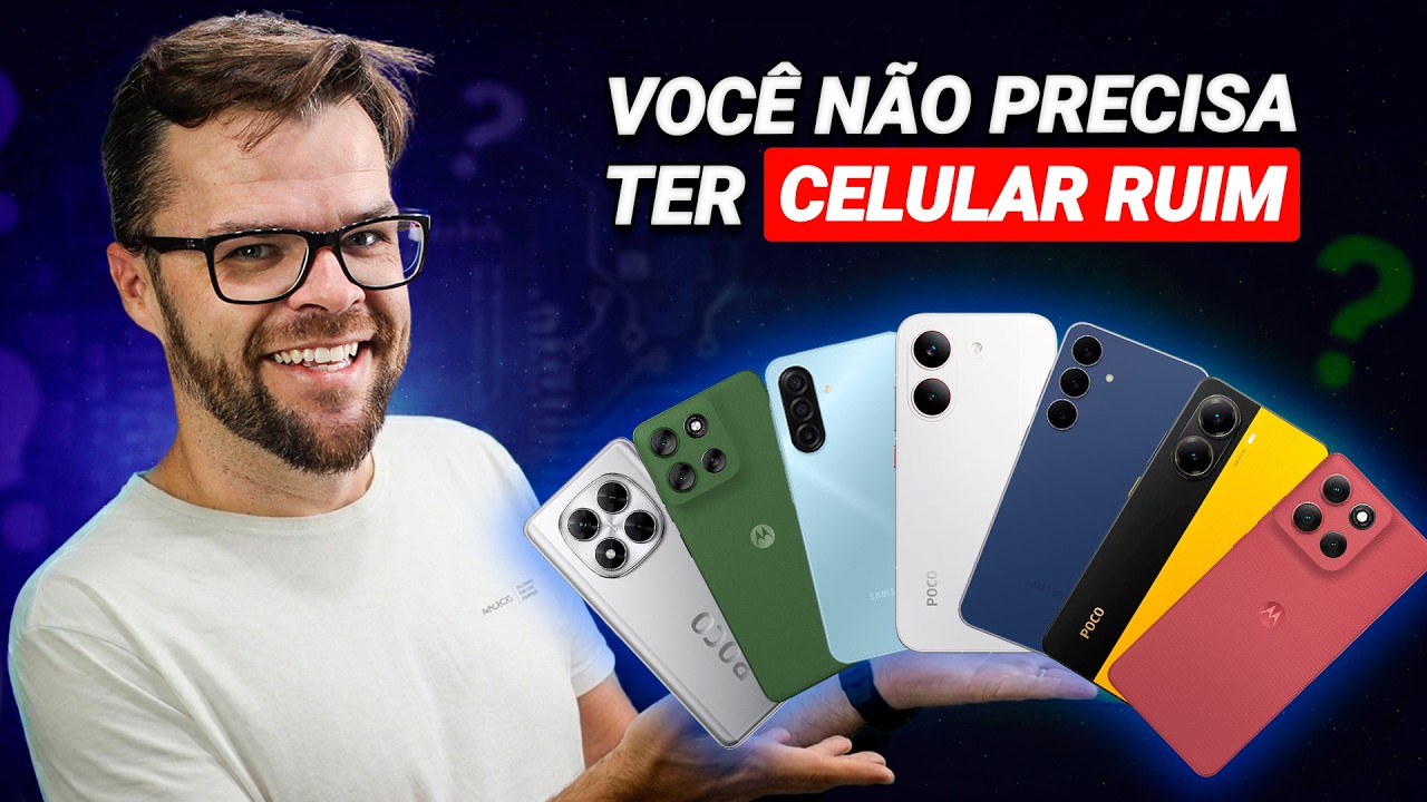 TOP 7 MELHORES celulares CUSTO BENEF&Iacute;CIO em ABRIL
