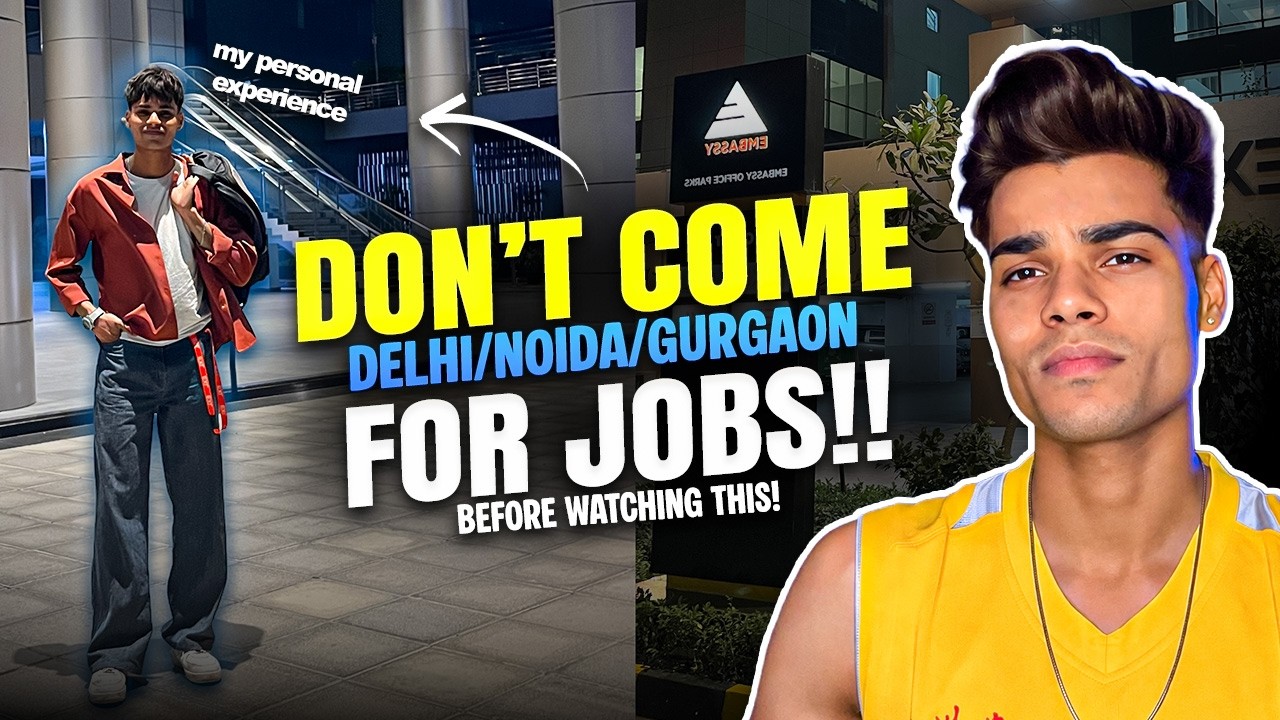 Watch This Before Coming To Delhi Noida Gurgaon For Jobs! (12TH Pass Fresher)