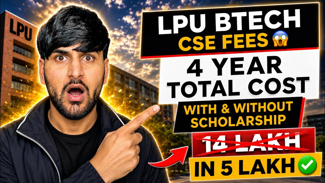 LPU BTech CSE Fees 2026 💰 Full Fee Structure + CSE Placement Reality
