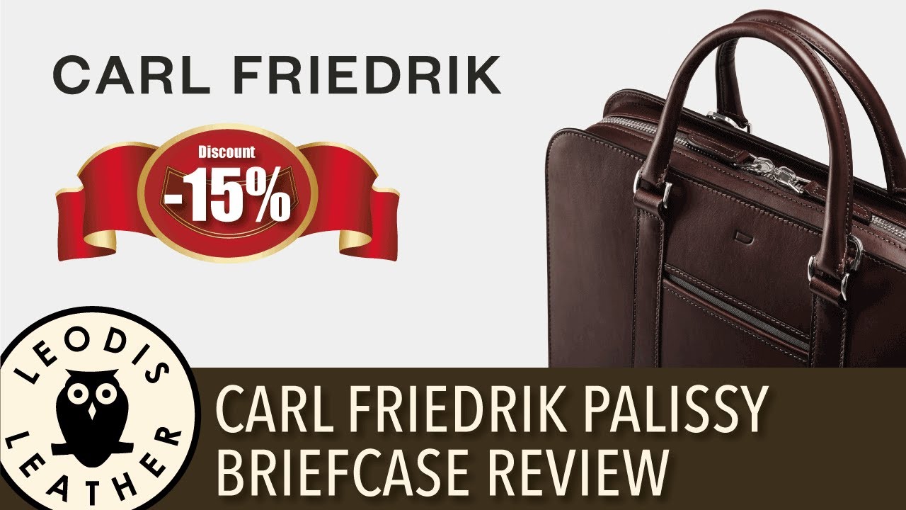 Carl Friedrik Palissy Leather Briefcase Review (with discount code!)