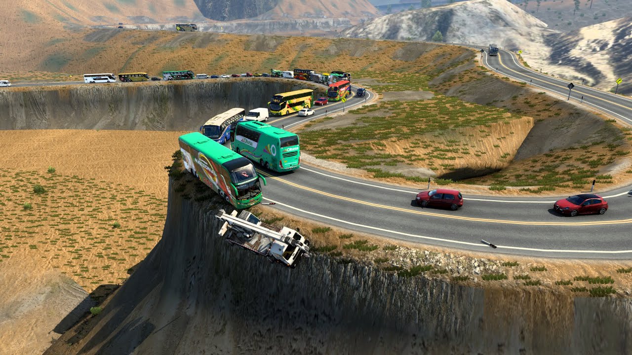 Deadly Roads | World’s Most Dangerous Roads | most dangerous bus driving in india | driving bus