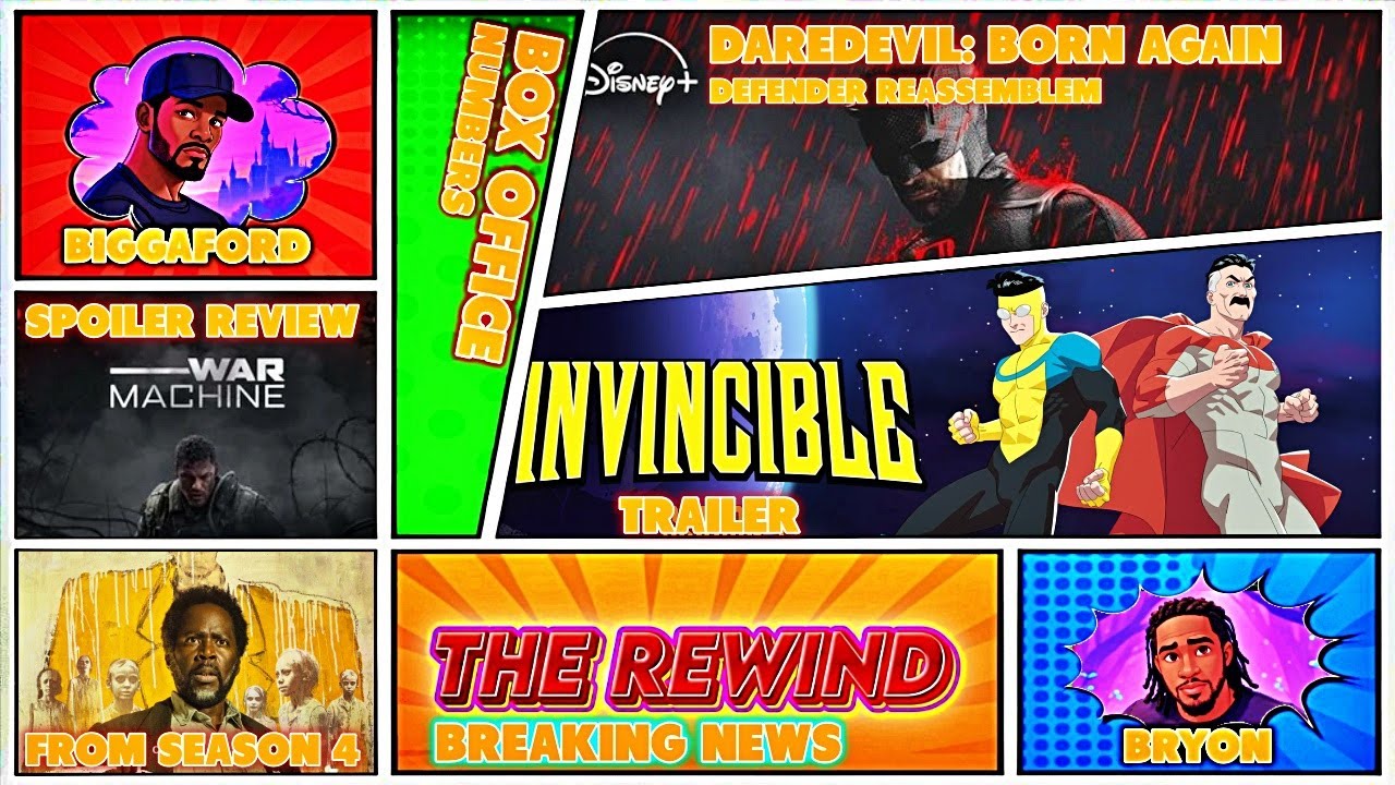 The Rewind with Bryon & Nzo | FROM, DAREDEVIL, INVINCIBLE & WAR MACHINE