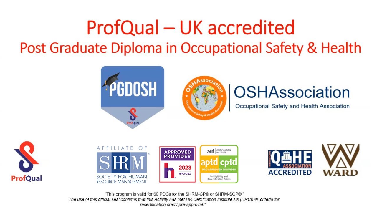 Post Graduate Diploma in Occupational Safety & Health [PGDOSH]
