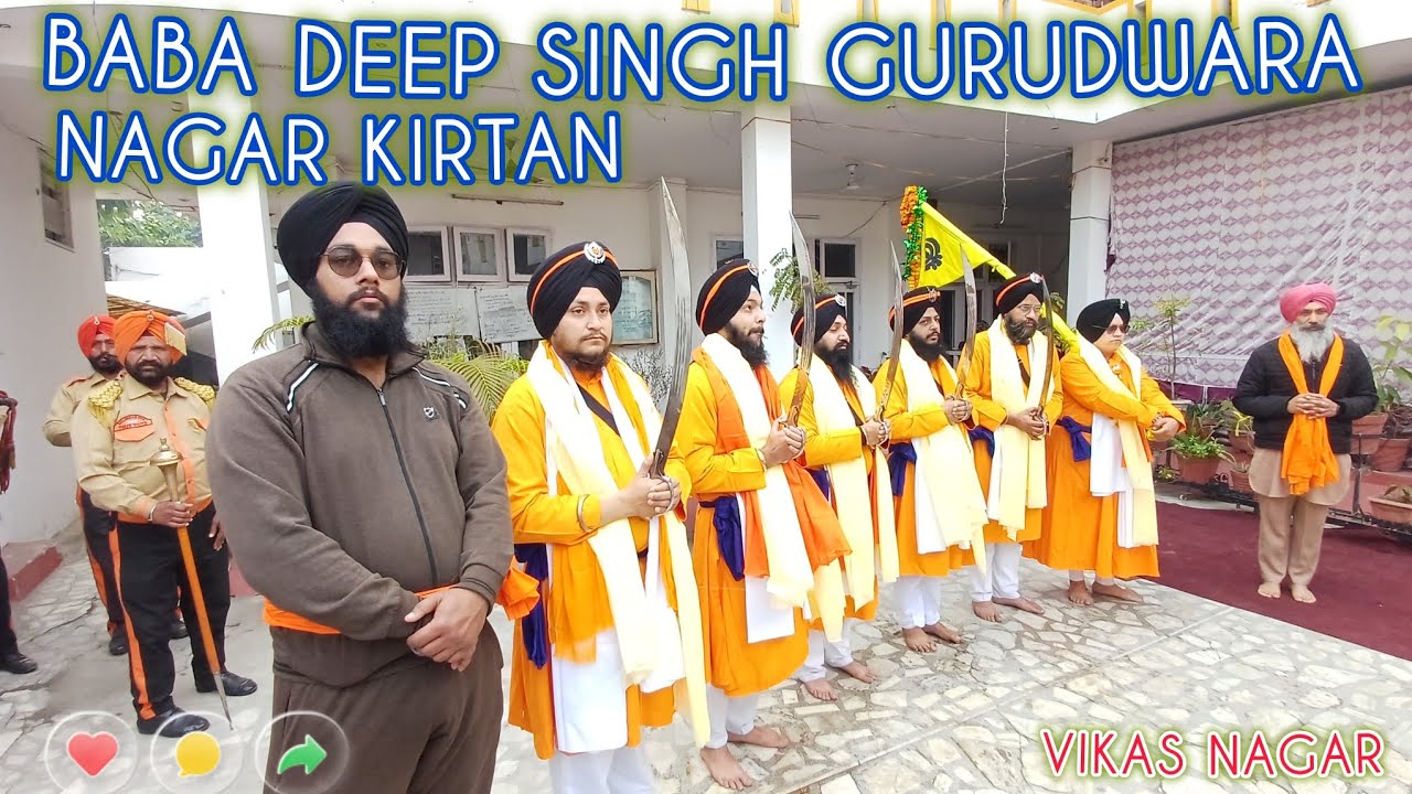 Nagar Kirtan || Gurudwara Baba deep Singh Vikas Nagar Pakhowal road 
