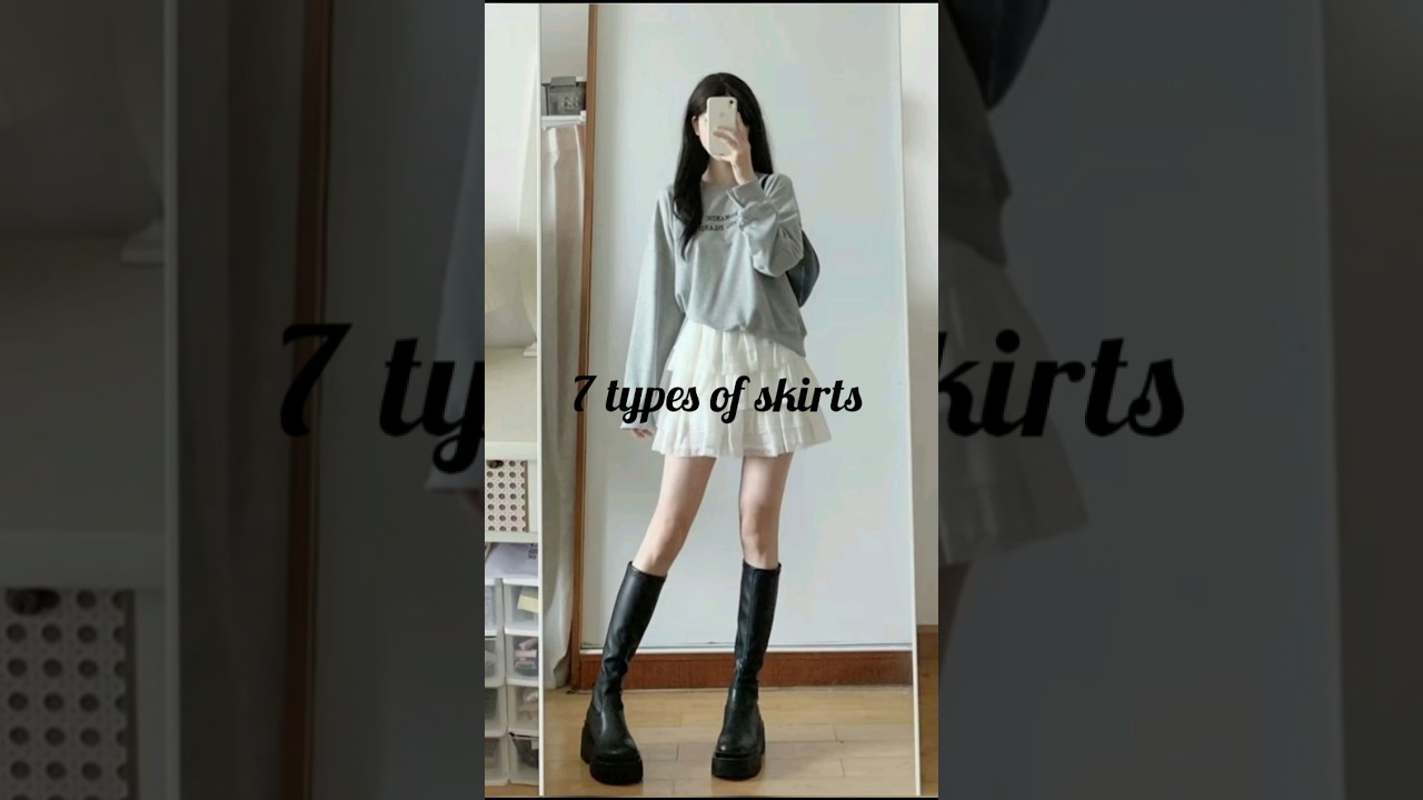 7 types of skirts 💜