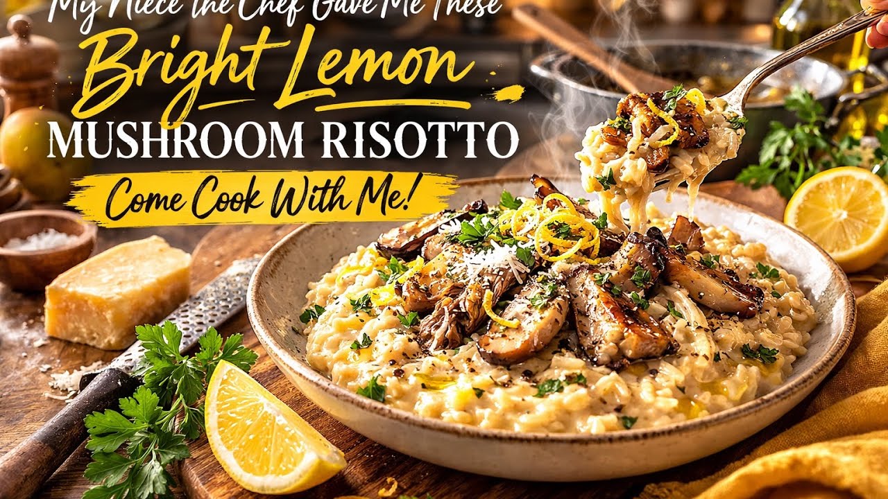 Mushroom Risotto: A Chef’s Gift (Cooking with Lion's Mane & Oysters!)