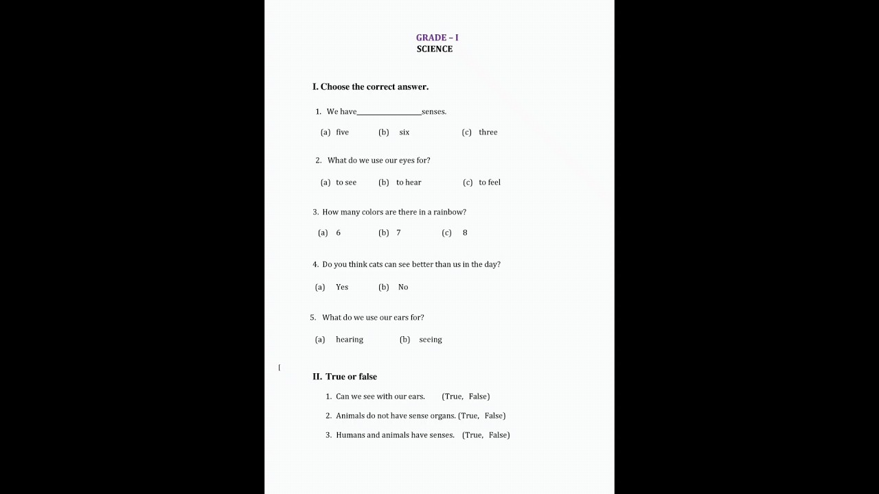 Grade1 Science practice worksheet  3 #shorts #ytshorts #youtubeshorts #short #science #class1