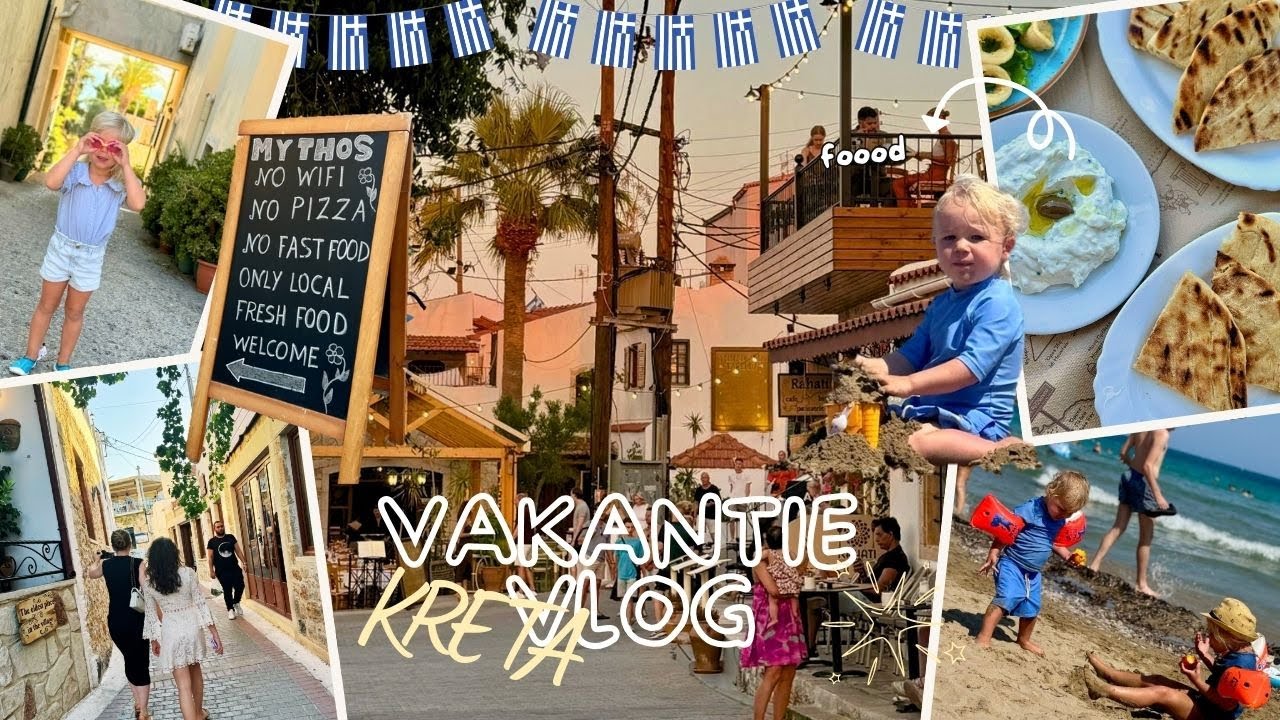 Vakantie naar Kreta & Heerlijk Grieks eten // Vlog #158