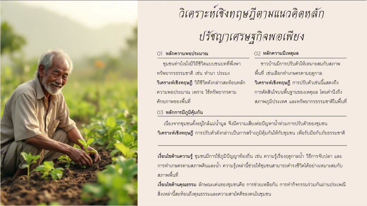 นำเสนองานวิเคราะห์การบริหารการพัฒนาเชิงเพื้นที่ ชุมชนท่าบ้งมั่ง มหาวิทยาลัยราชภัฏอุบลราชธานี