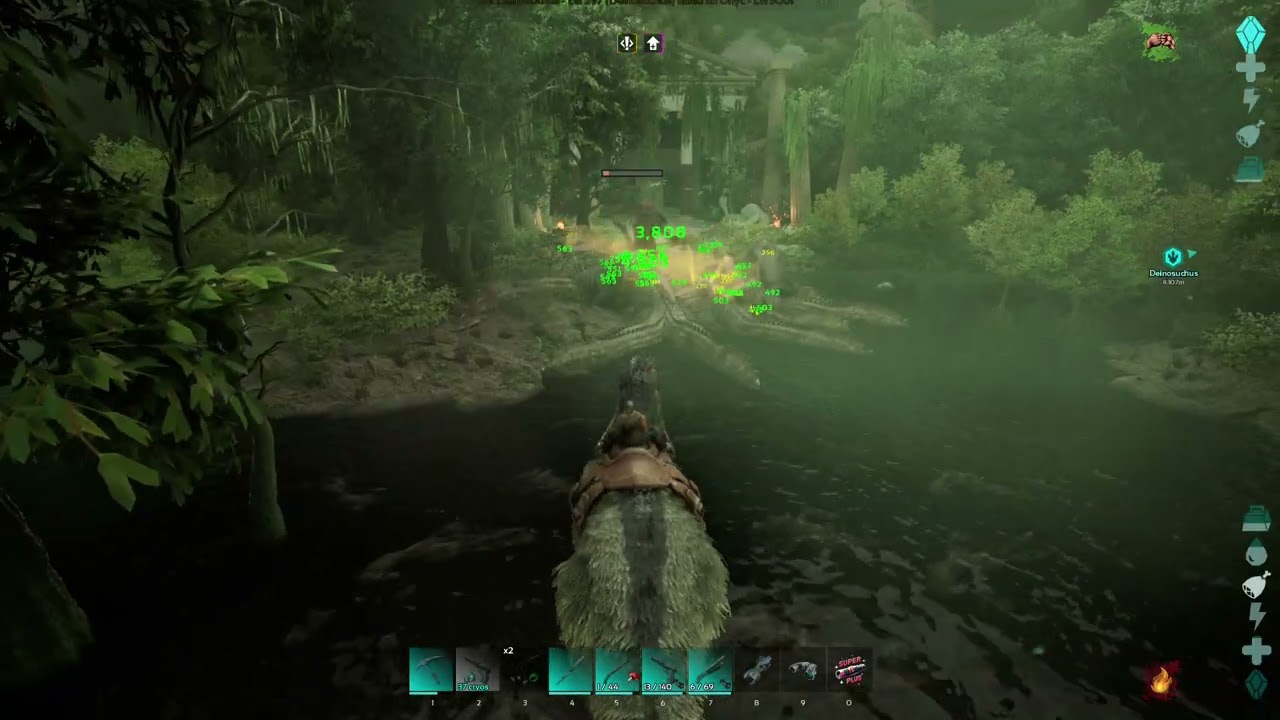 Ark Survival Ascended Astraeos Alpha Medusa vs Deinosuchus