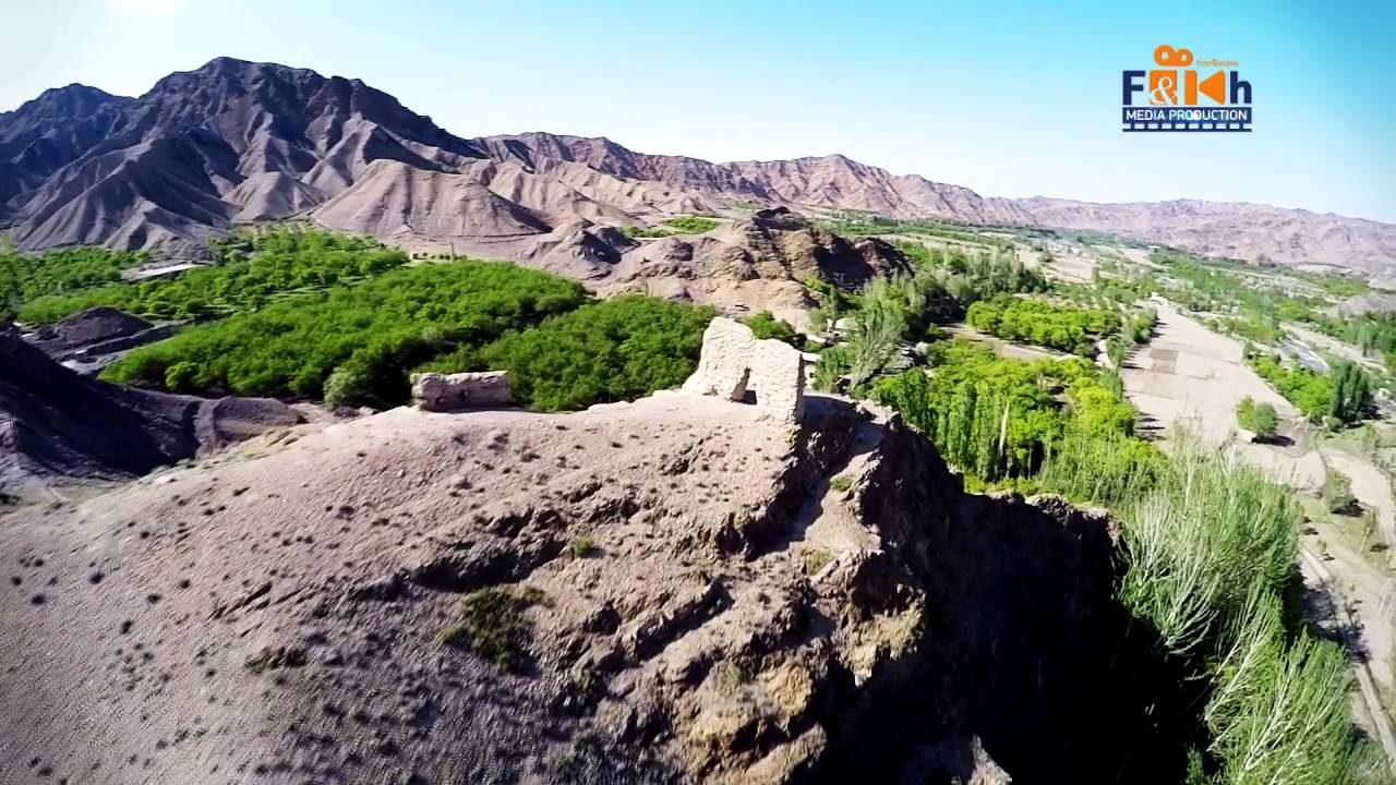 Исфара с высоты птичьего полета  Часть 1  HD