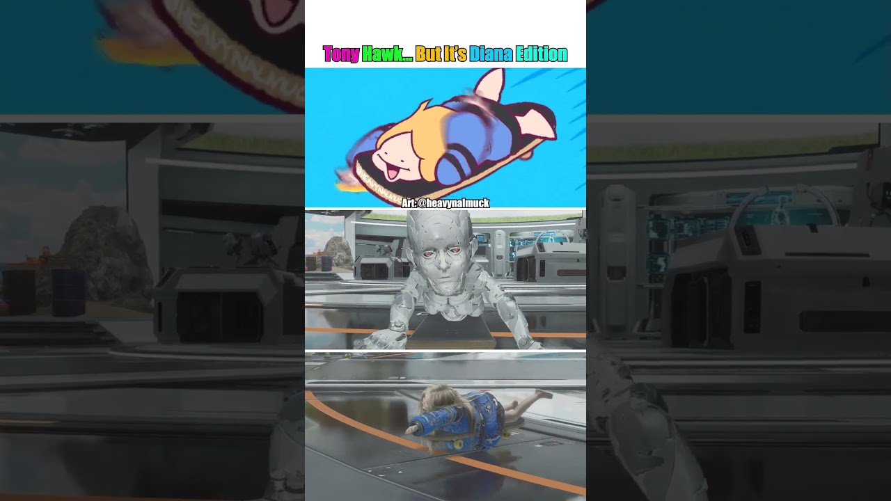 Tony Hawk&hellip; But It&rsquo;s Diana Edition #Pragmata