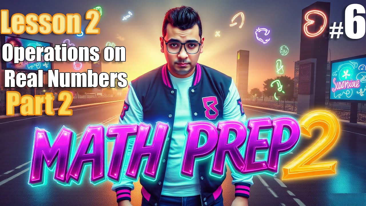 Math | prep 2 | Lesson 2 |Operations on Real Numbers- Part  2 | شرح منهج prep 2 الجديد