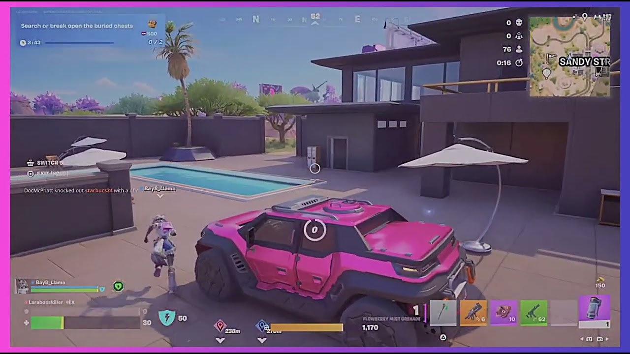 Fortnite Гонки/Королевская битва. Одиночный/другой игрок.