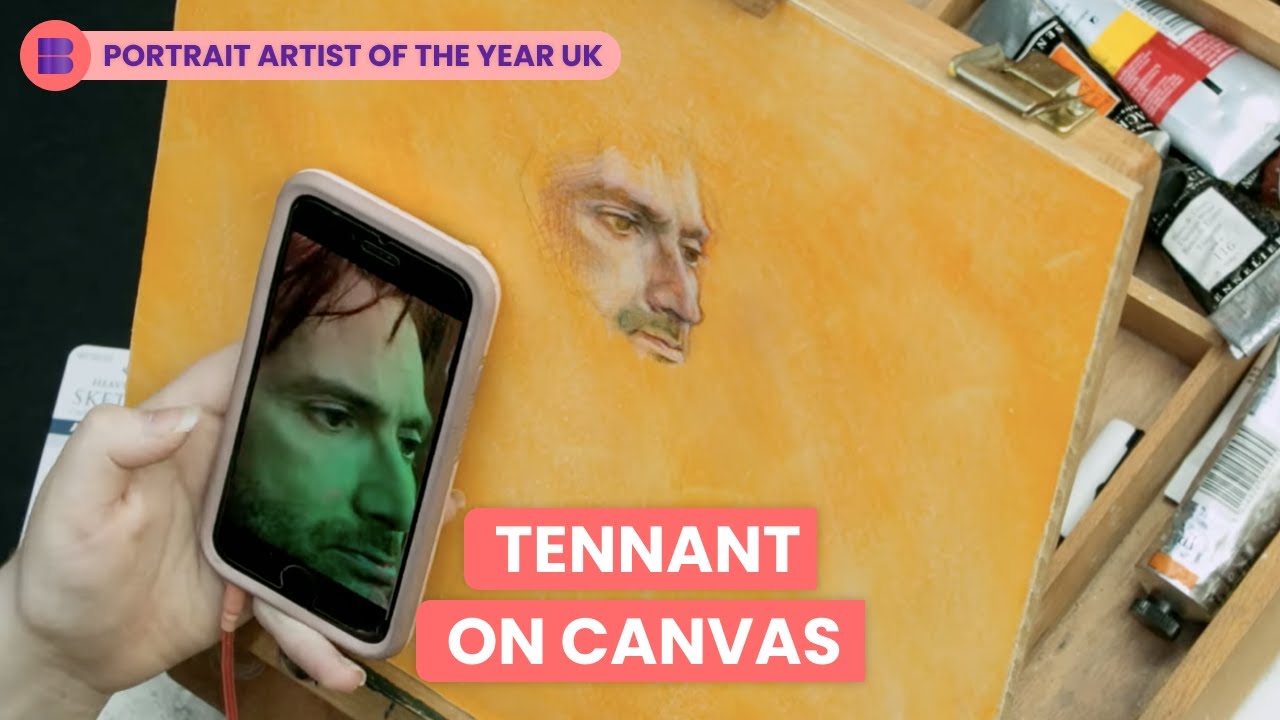 David Tennant Immortalised on Canvas | Portrait Artist of the Year UK