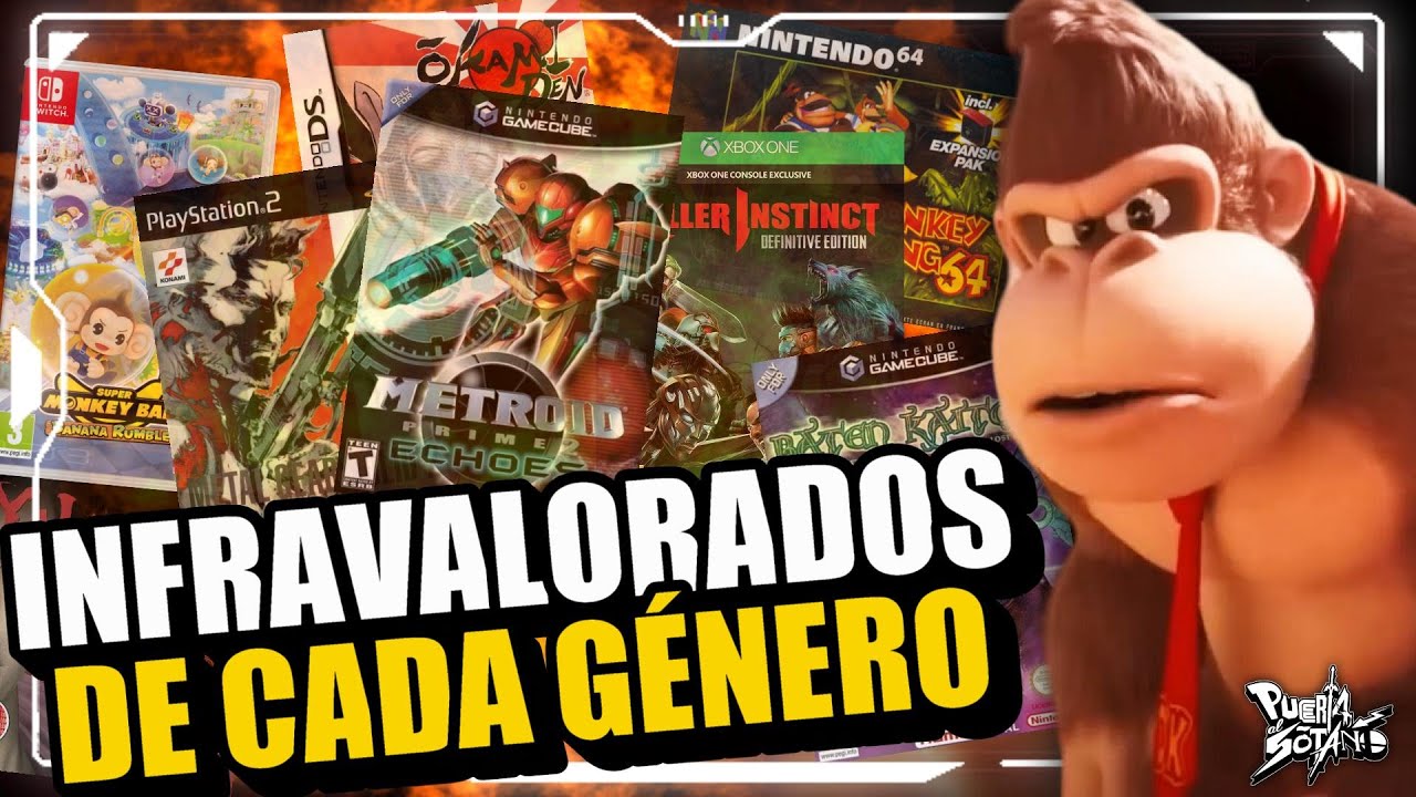 Los juegos MÁS INFRAVALORADOS de cada GÉNERO! RPG, SOULS, METROIDVANIA...