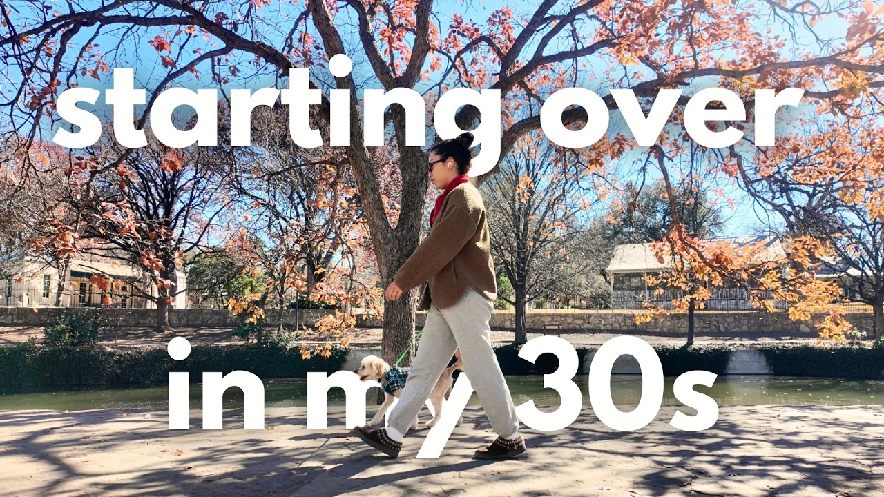 starting over in my 30s | moving my body to reset my energy | good noonch diaries VLOG
