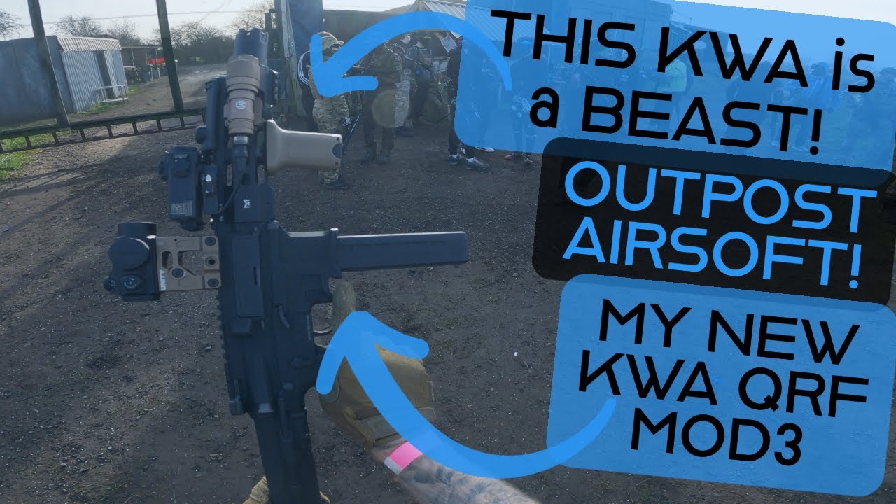 THIS KWA is a BEAST - My new KWA QRF MOD3 up at OUTPOST AIRSOFT