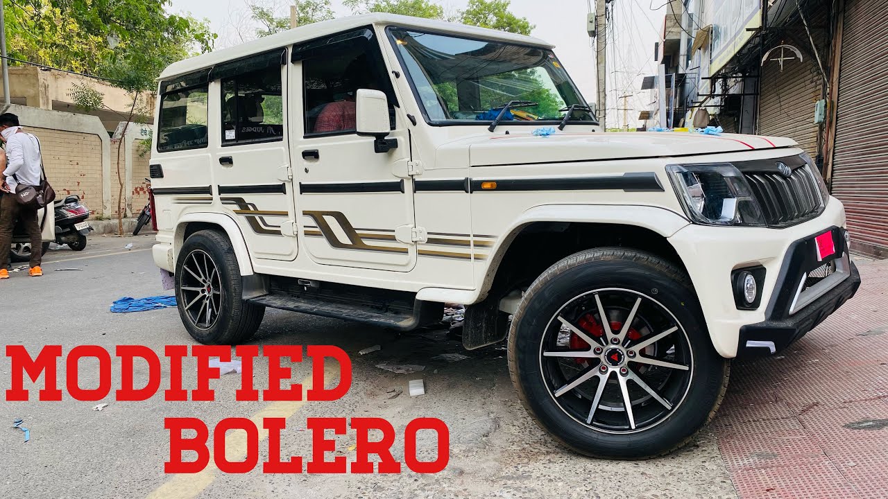 Fully modified bolero | 18 inches alloys | high end sound | interior upgrade | modified bolero 2021