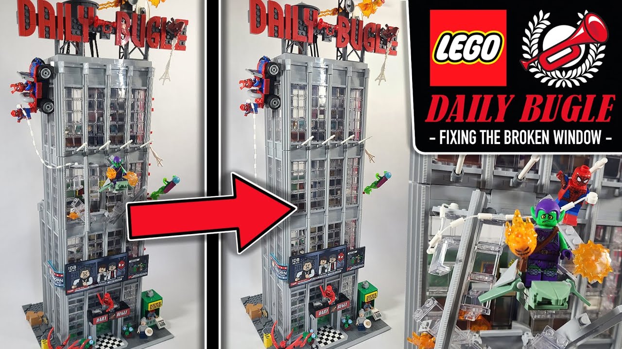 Can You Fix the LEGO Daily Bugle Broken Window?