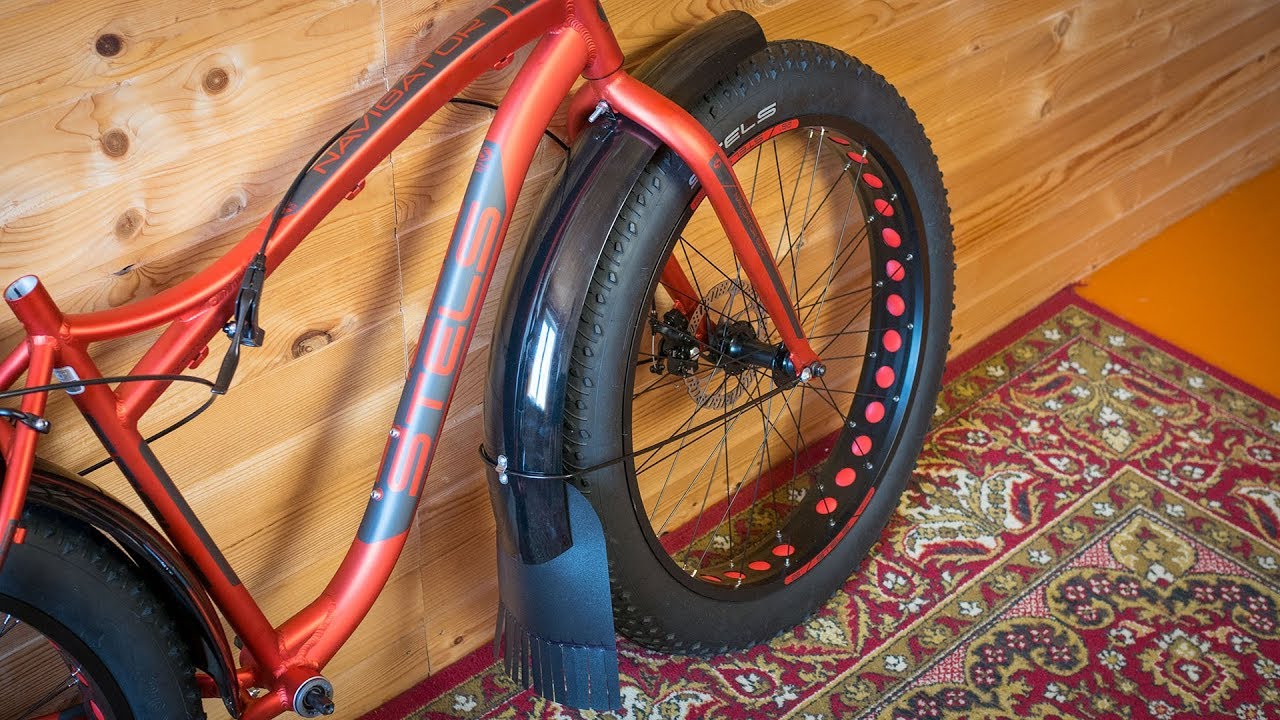 Установка стальных китайских крыльев на фэтбайк Stels #ОмскаяПтица