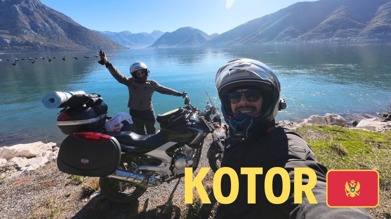 Cap. 36: ¿Lobos en la bahía de Kotor? Noche increíble! | MONTENEGRO, Crna Gora en MOTO