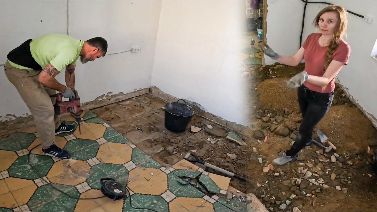 Our Bedroom Floor Was Laid on Dirt... | Old House Renovation