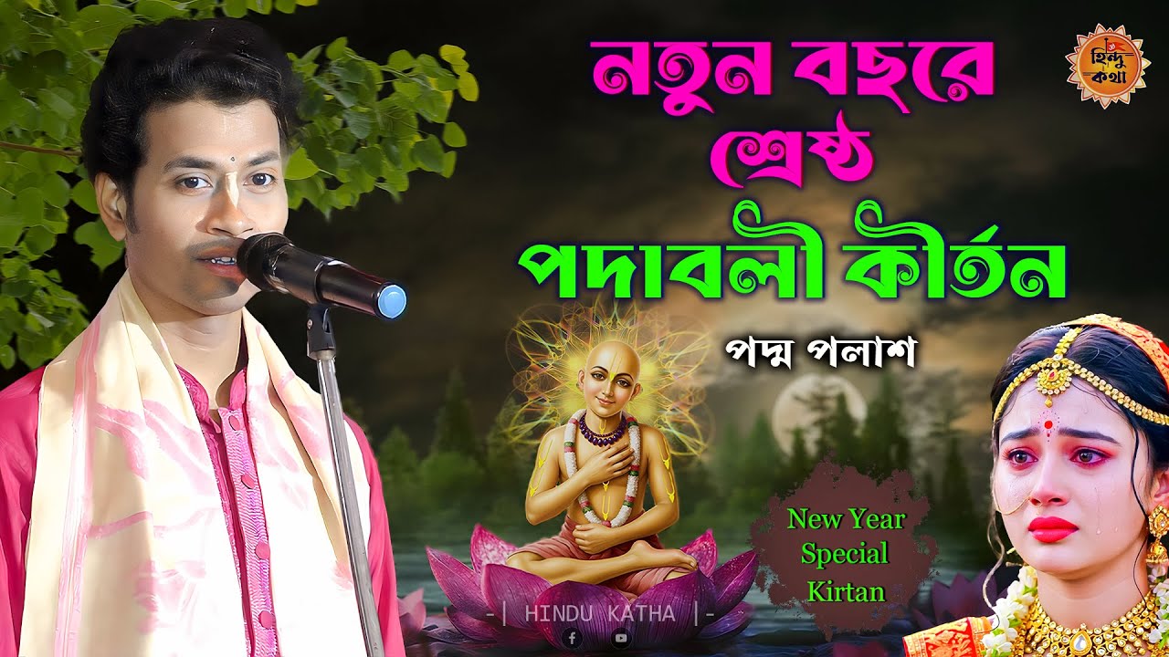 নতুন বছরে শ্রেষ্ঠ পদাবলী কীর্তন - শুনলেই মন শান্ত হবে ! padma palash New kirtan ! পদ্ম পলাশ কীর্তন