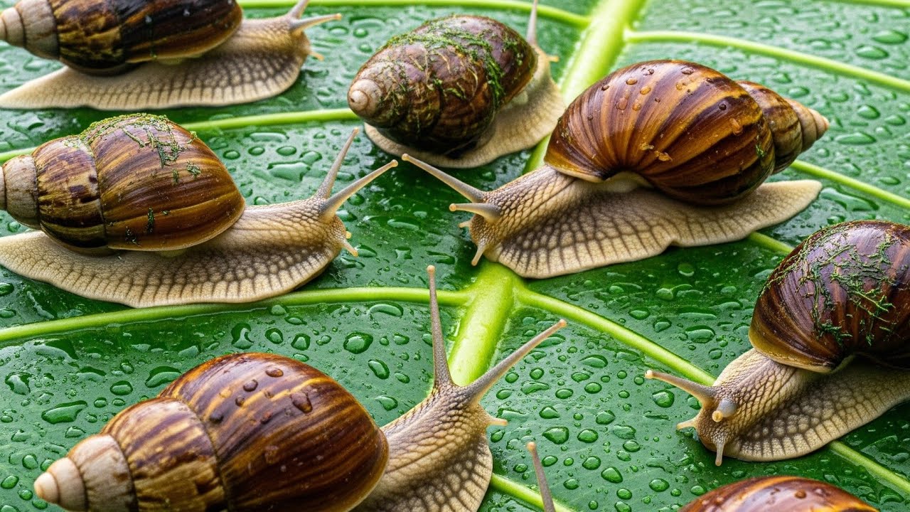 HUGE Backyard Discovery ! We Found Many Beautiful Snails Under the Plants