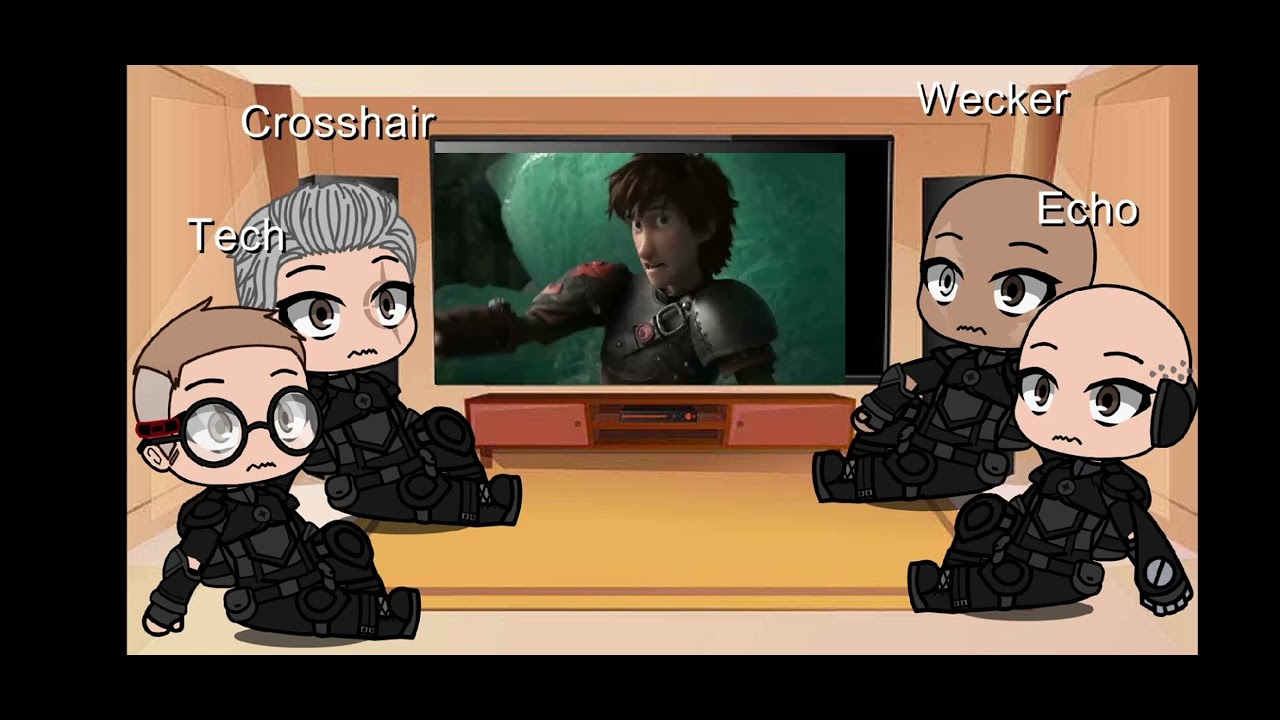Bad Batch react to Hunter as Hiccup /Httyd x Bad Batch