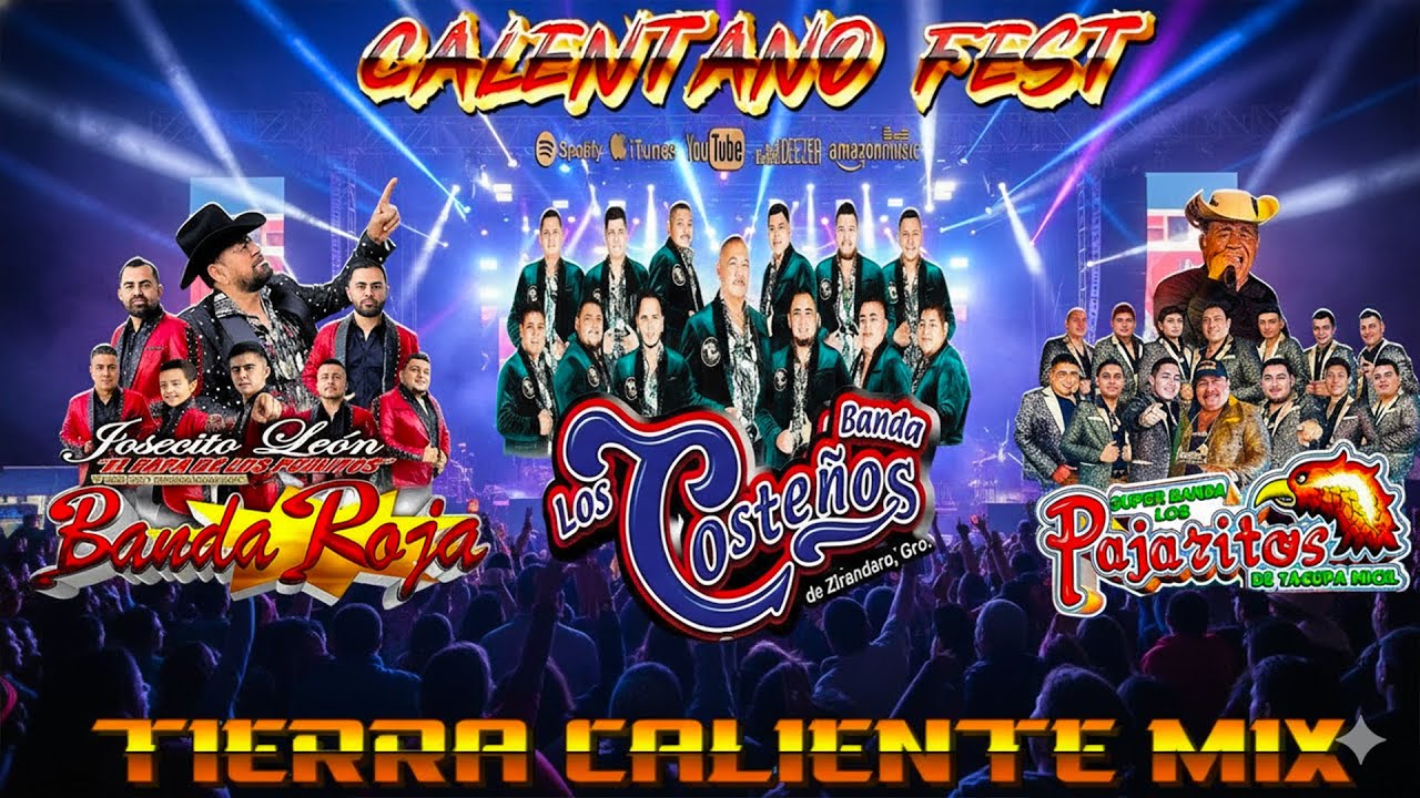 Banda Roja ft Los Pajaritos De Tacupa ft Banda Los Costeños 🔥 Calentano Mix - Tierra Caliente