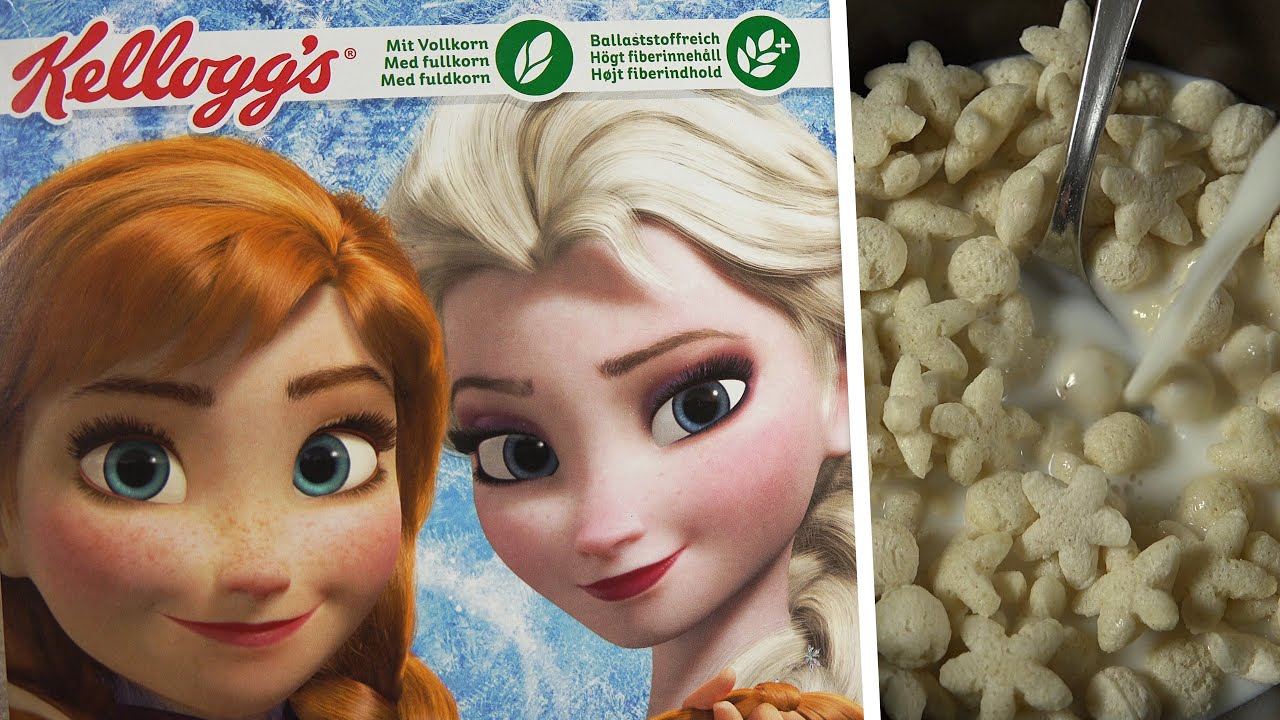 Disney Elsa FROZEN Kellogg's Cornflakes