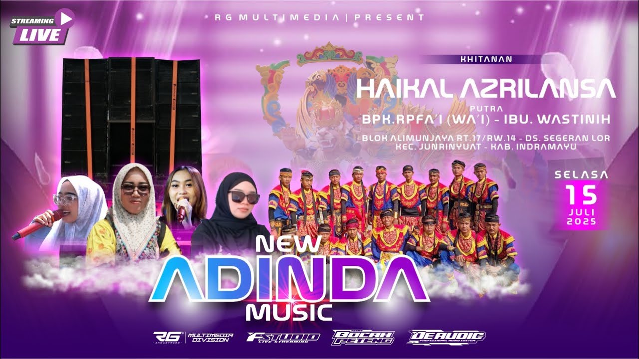 🔴 LIVE SINGA DANGDUT NEW ADINDA MUSIC // SELASA 15 JULI 2025