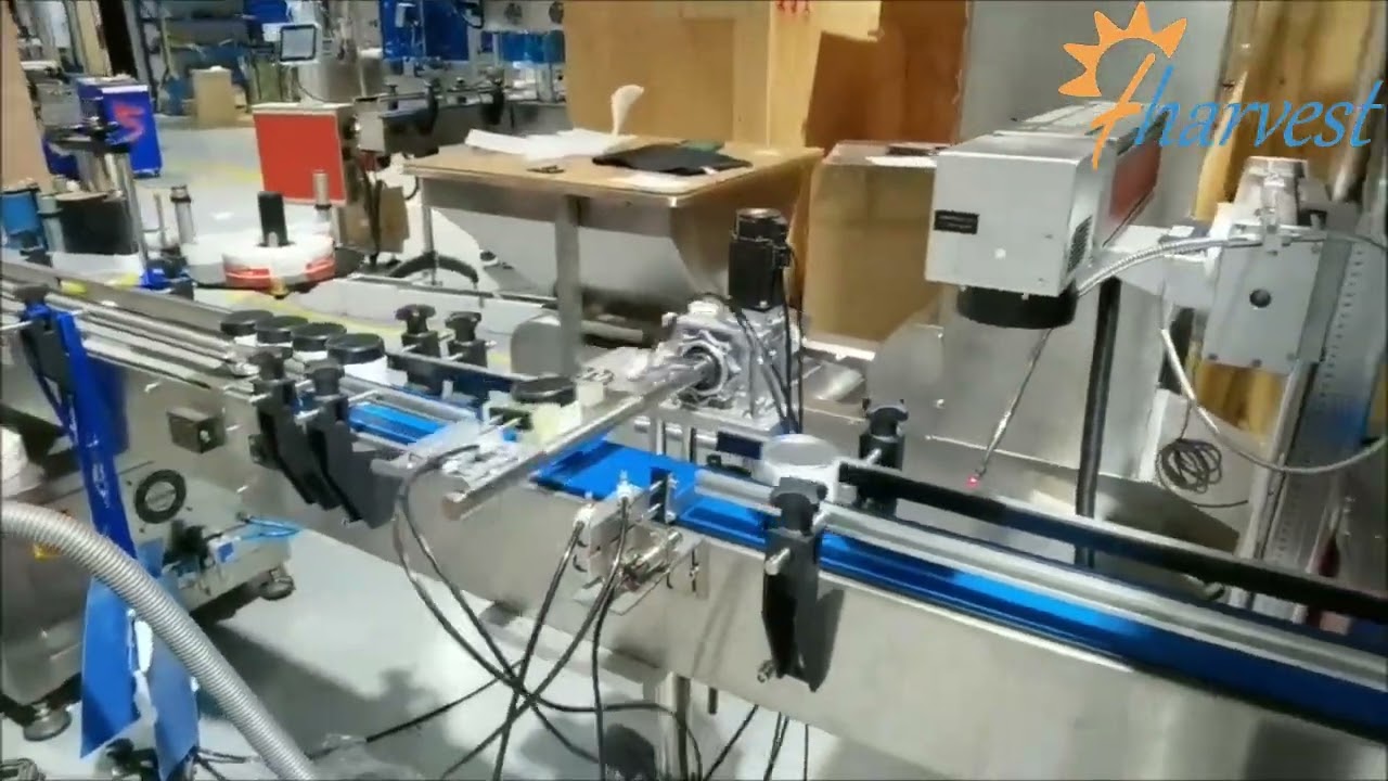 Mesin kelim pembilasan nitrogen tin automatik, Mesin pengekodan laser, Pelabel badan tin